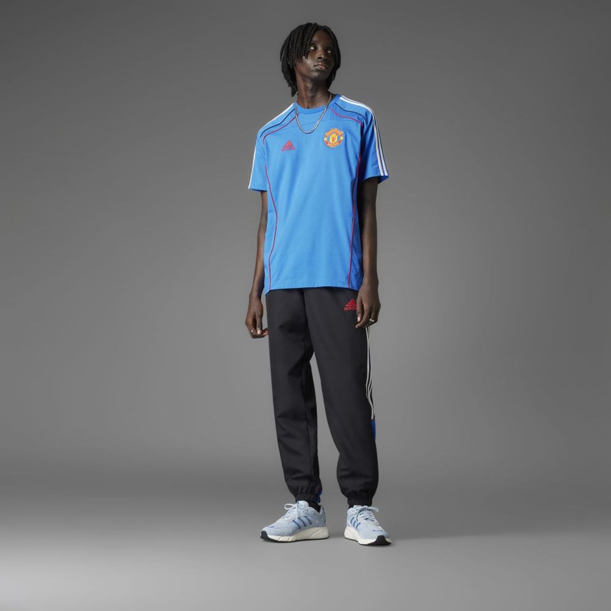 ADIDAS - Camiseta adidas Hombre Manchester United UBP  - Azul