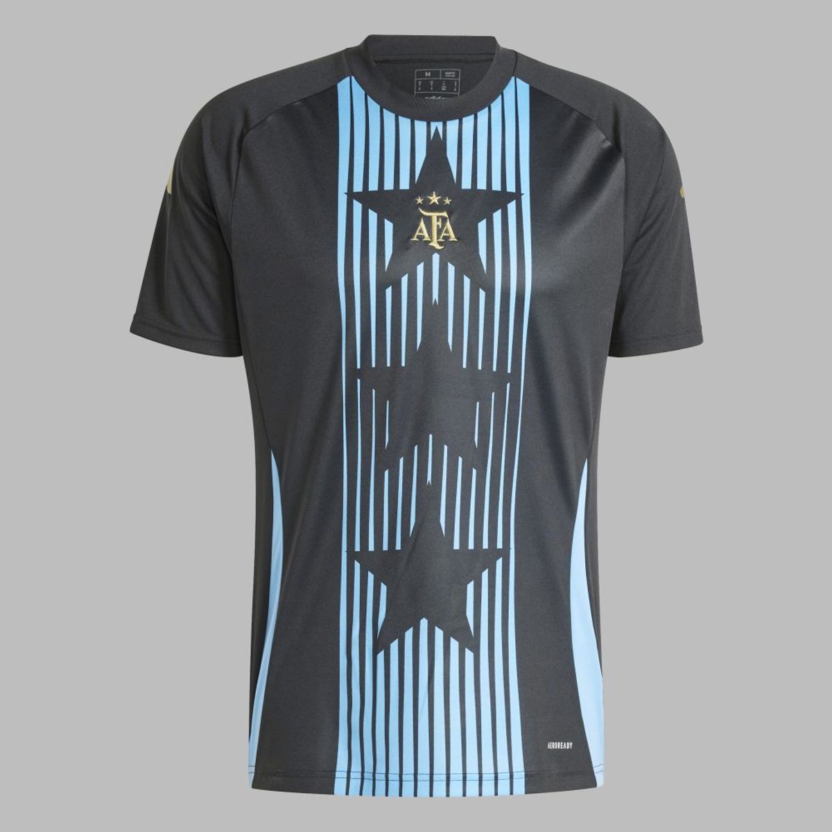 ADIDAS - Camiseta Adidas Hombre Argentina Pre-Match-Negro-Azul