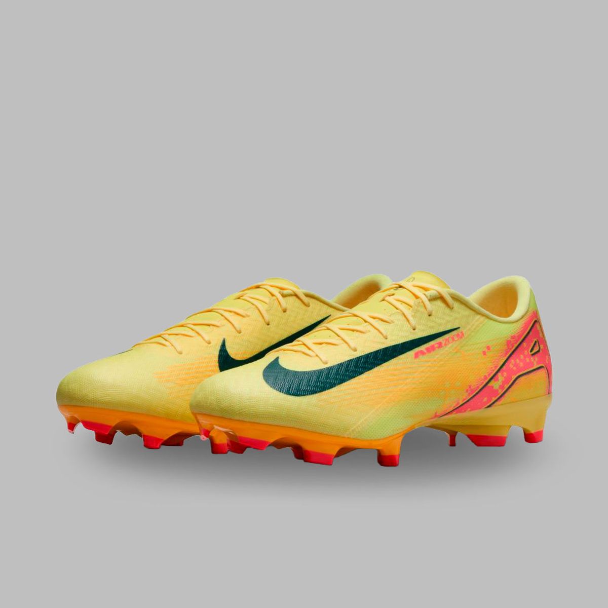 NIKE - Guayos Nike Hombre Zoom Vapor Mbappé - Amarillo-Rosado