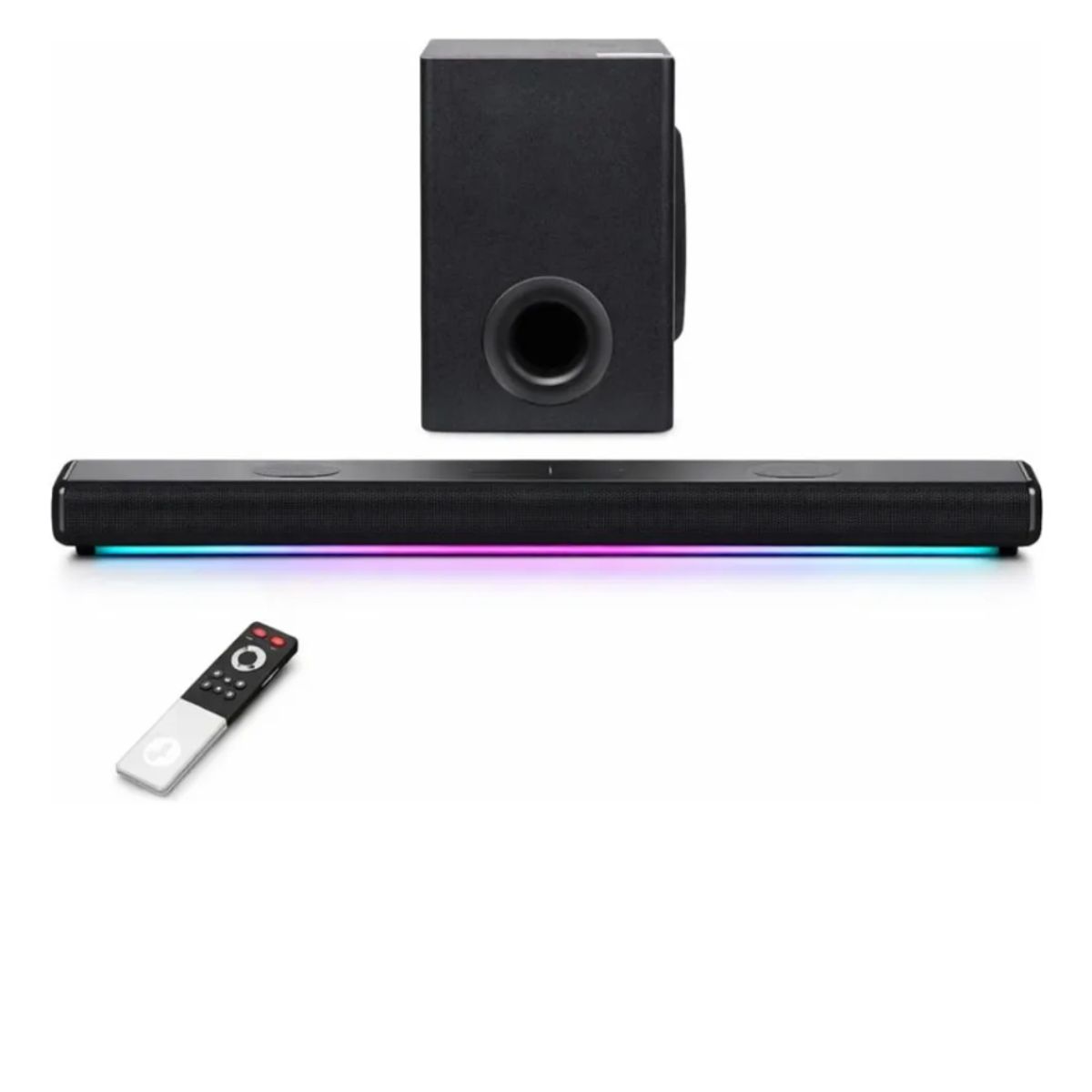 TECNOHOGAR JS - Barra Sonido Teatro En Casa Subwoofer Bluetooth Cine En Casa