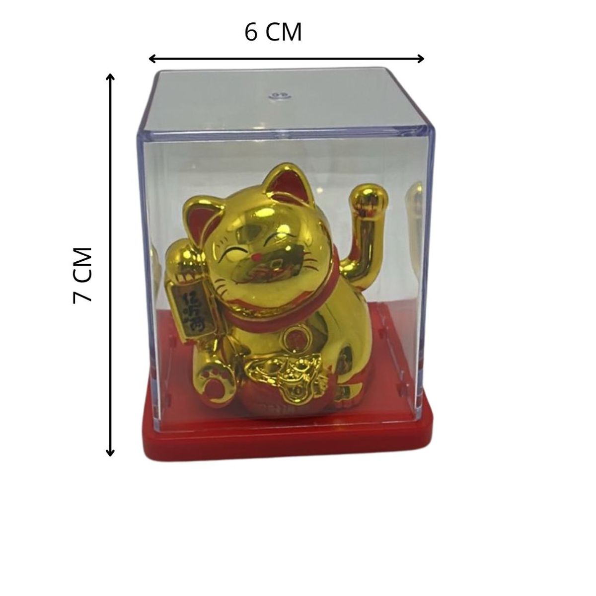 MAZUGI - Gato De La Suerte Maneki Neko Tradicional En Colores Clasico