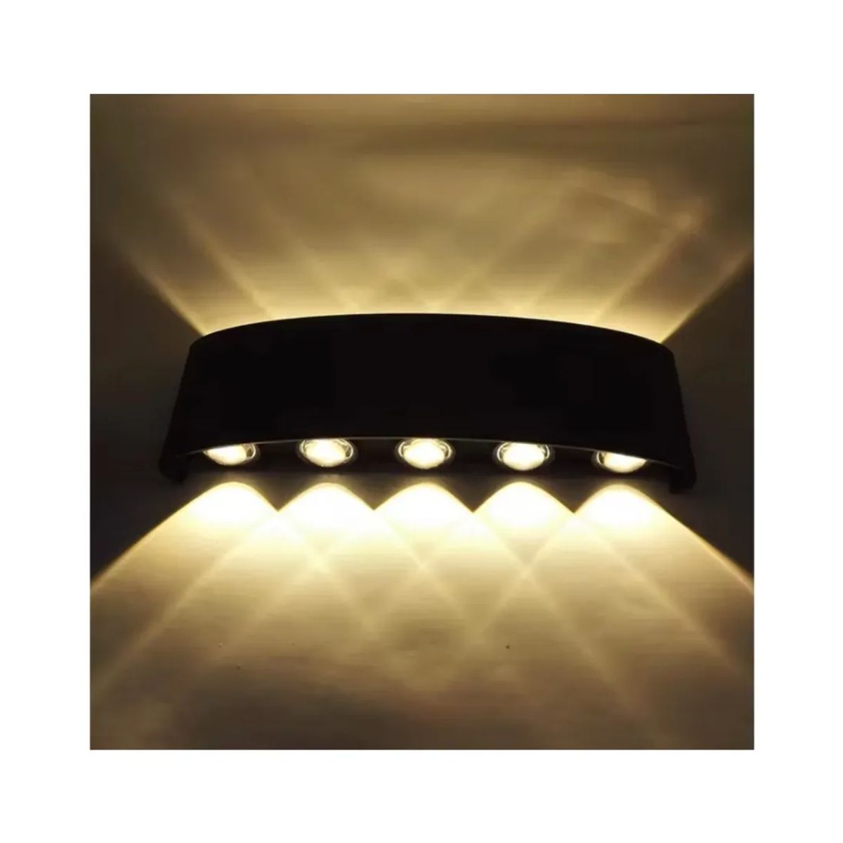 GENERICO - Lámpara Aplique LED de Pared  Iluminación Decorativa Moderna Bidireccional