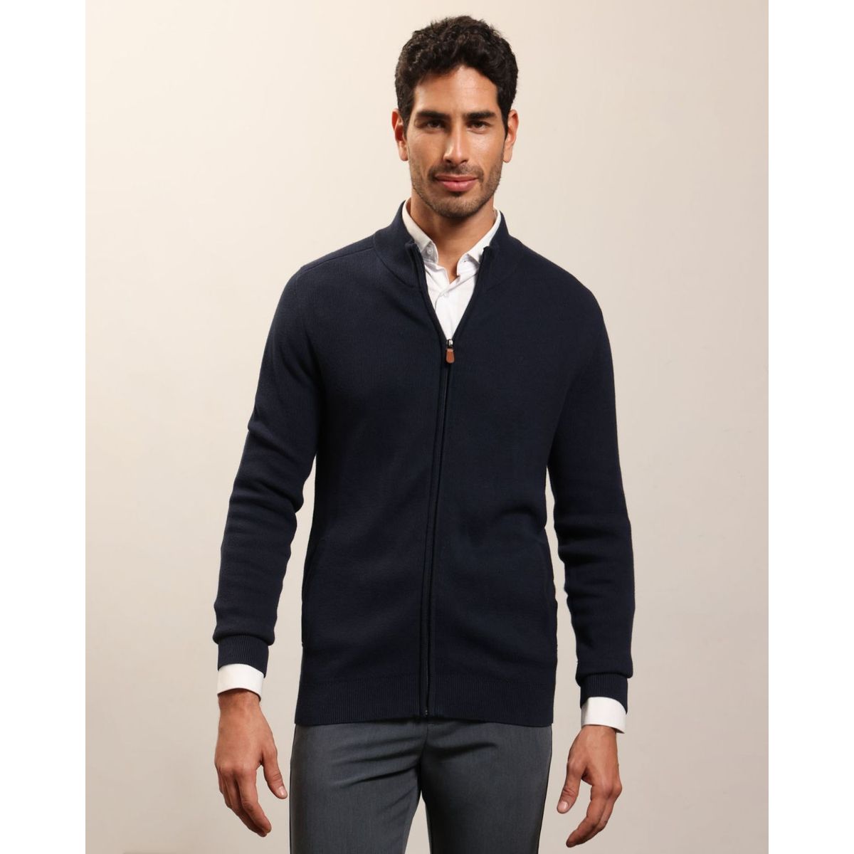 PATPRIMO - Buzo Con Cremallera Frontal   Para Hombre Azul Patprimo