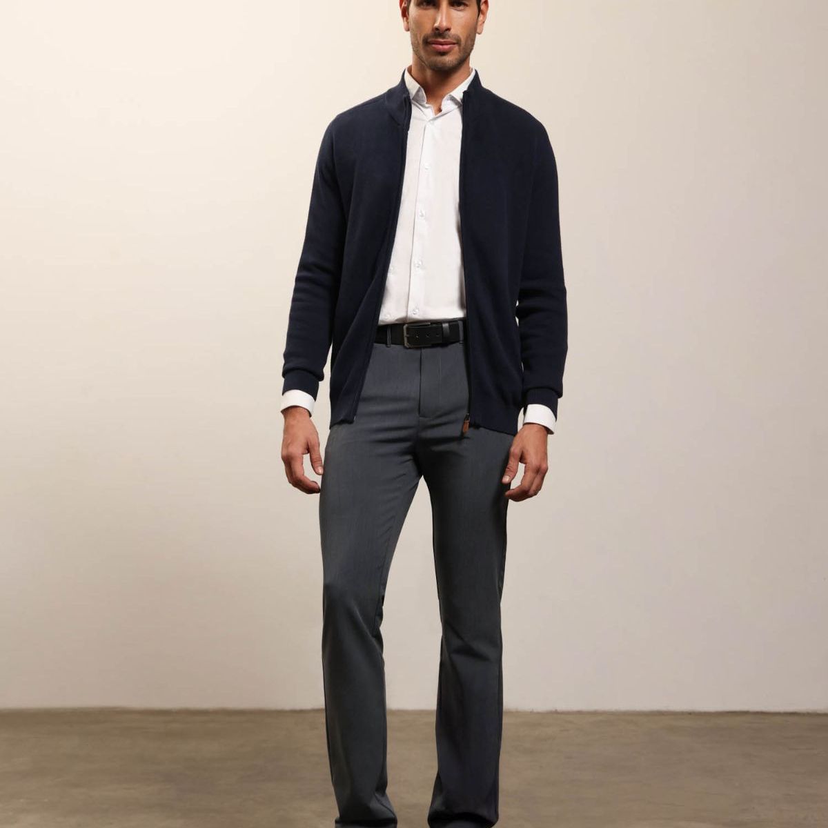 PATPRIMO - Buzo Con Cremallera Frontal   Para Hombre Azul Patprimo