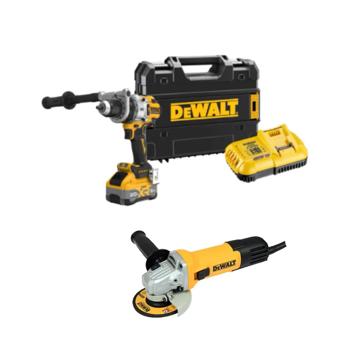 DEWALT - Taladro Percutor Inalámbrico de 12 20v Dewalt Dcd1007ww1t-b3