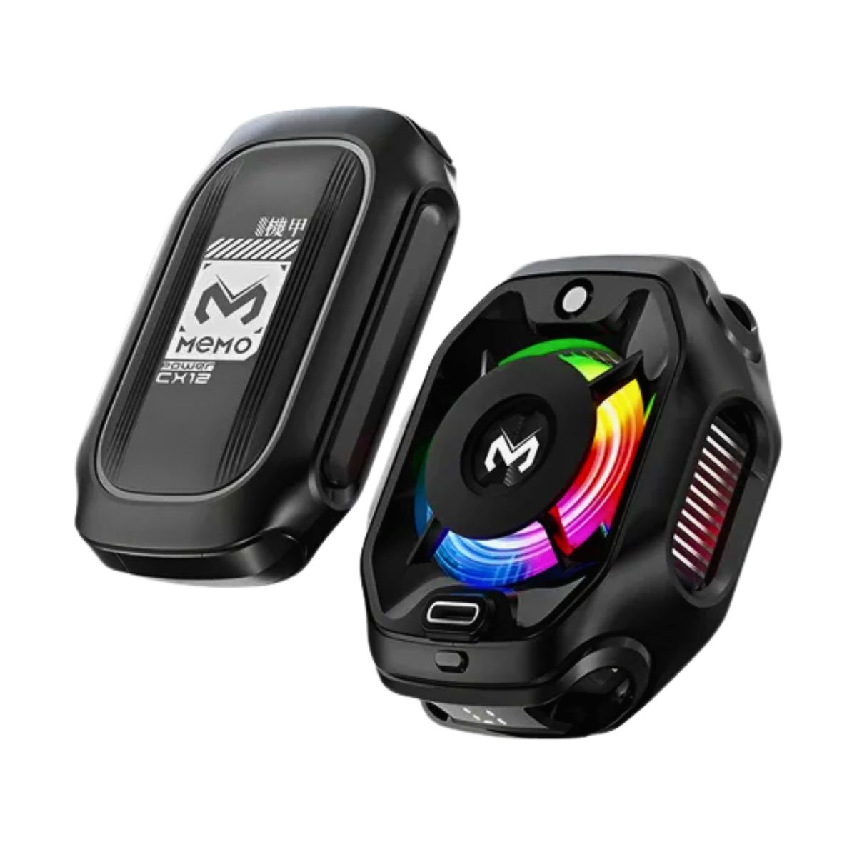 GENERICO - Ventilador Cooler Memo Cx12 Inalámbrico Batería Externa