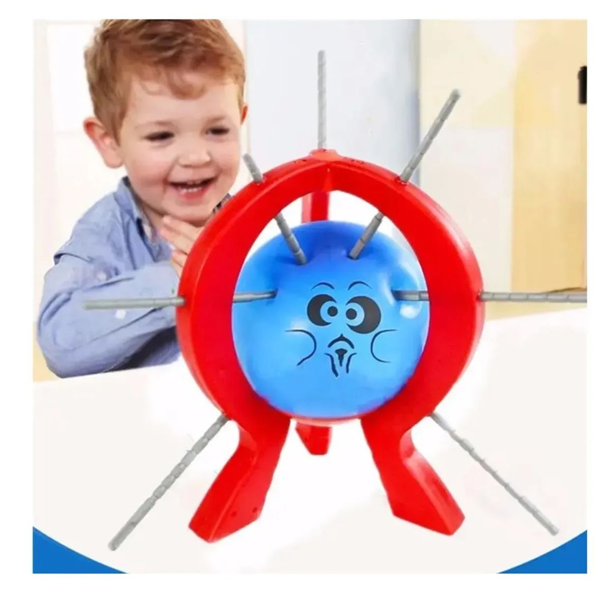 GENERICO - Juego de Mesa Divertido de Habilidad con Globo y Dado