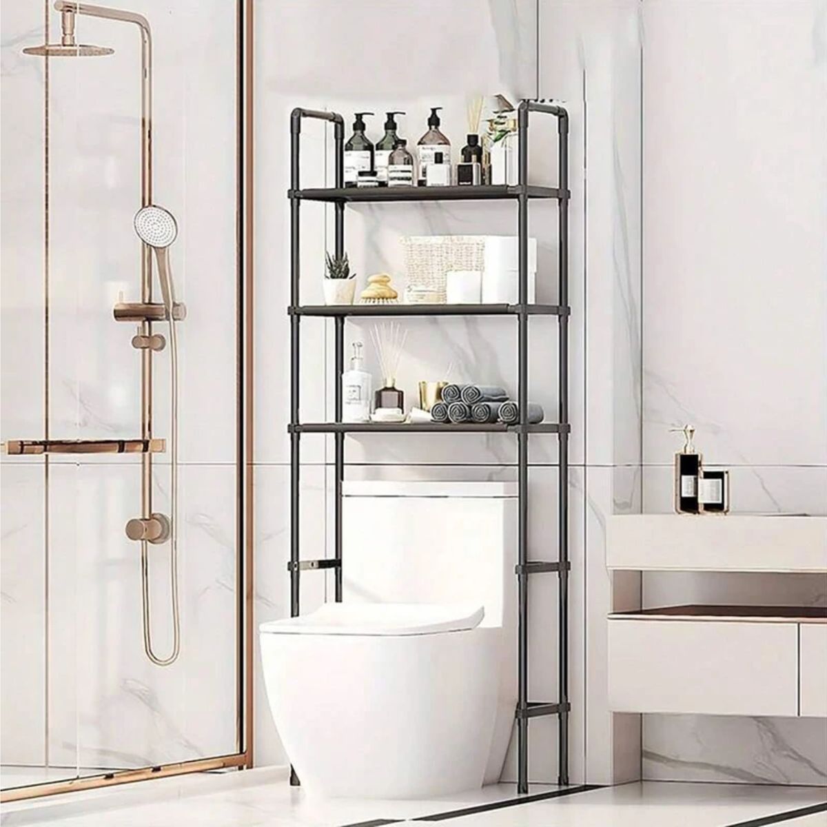 GENERICO - Mueble Organizador Multiusos Para Baño O Dormitorio 3 Niveles