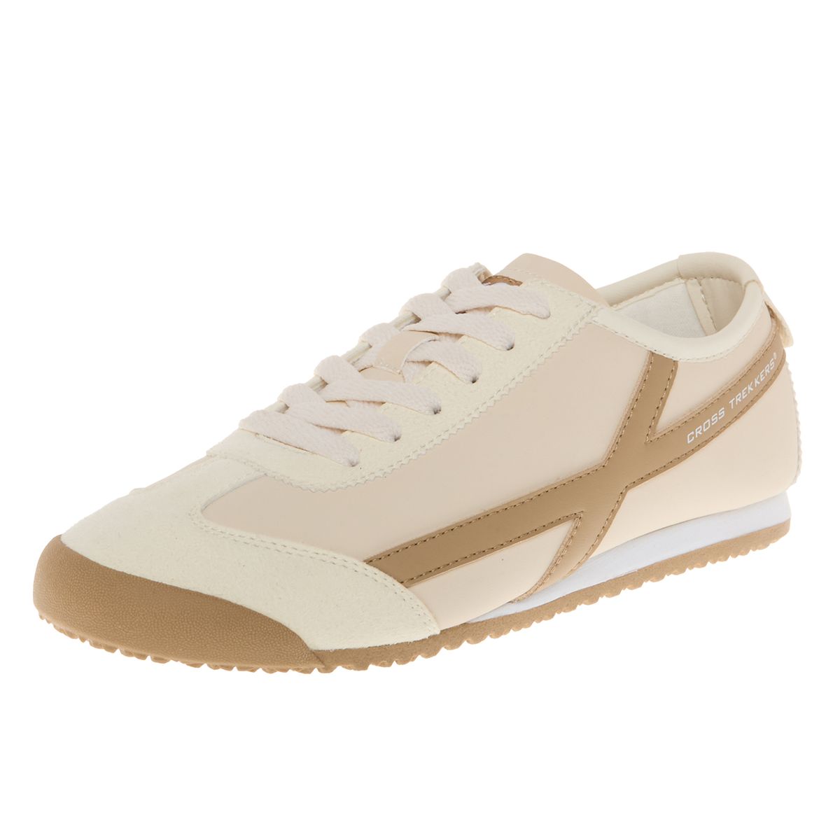 GENERICO - Zapatos Deportivos Para Mujer Beige Cross Trekkers 201705