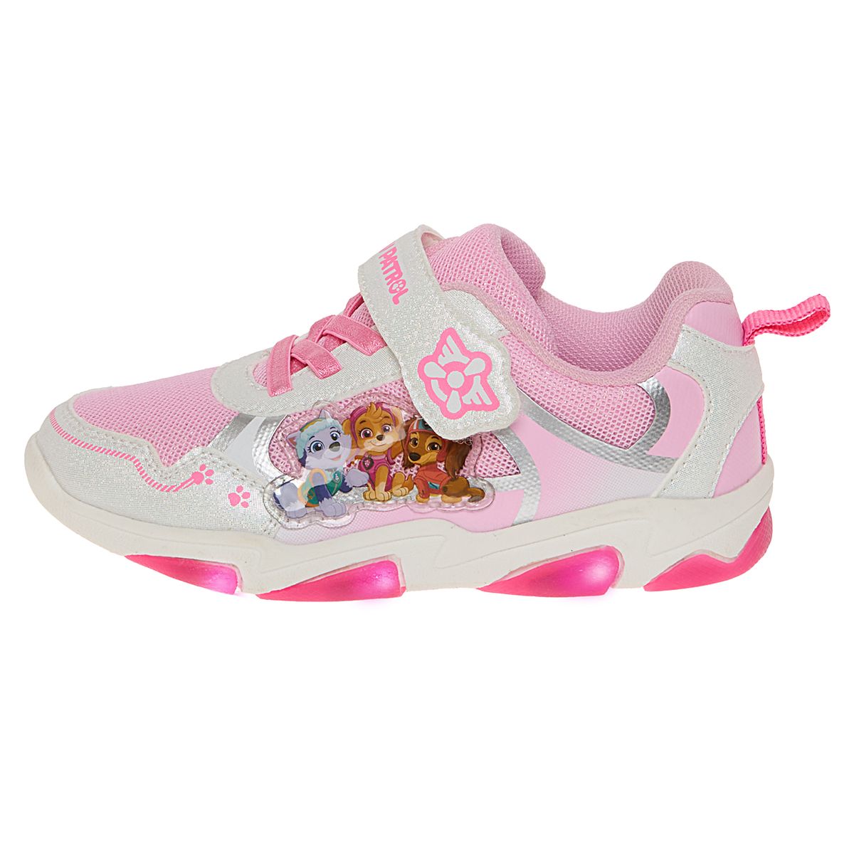 NICKELODEON - Zapatos Deportivos Con Diseño De Paw Patrol Para Niña Pequeña Rosa Claro Nickelodeon 210030