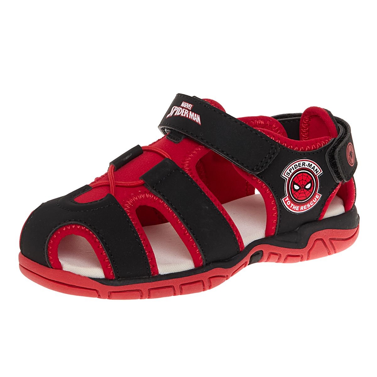 DISNEY - Sandalias Con Diseño De Spiderman Para Niño Pequeño Negro Disney 210221