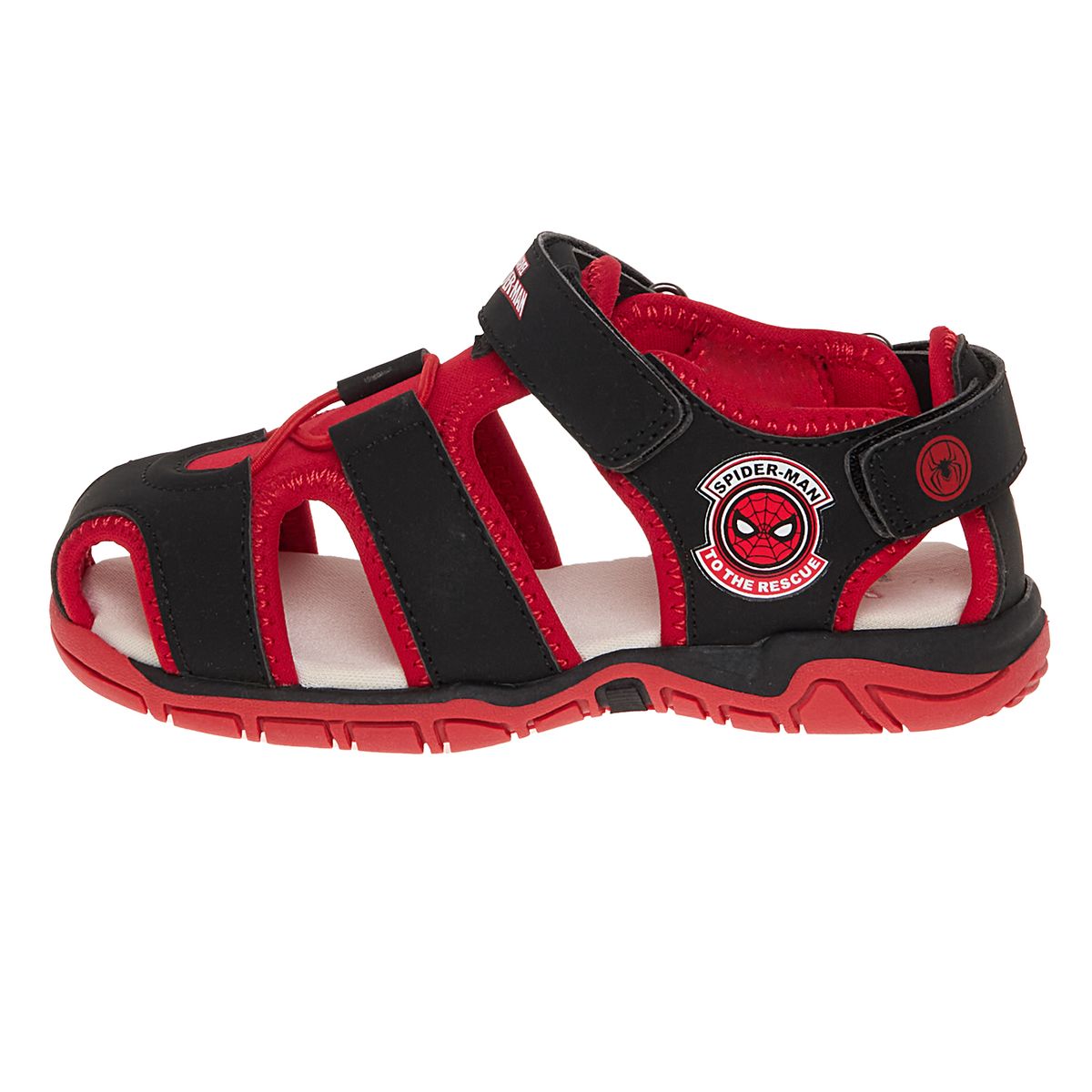DISNEY - Sandalias Con Diseño De Spiderman Para Niño Pequeño Negro Disney 210221