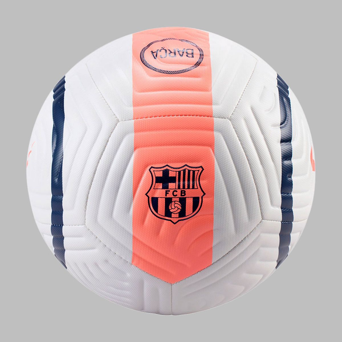 NIKE - Balón Nike Unisex Academy FC Barcelona T90 - Blanco - Rosado
