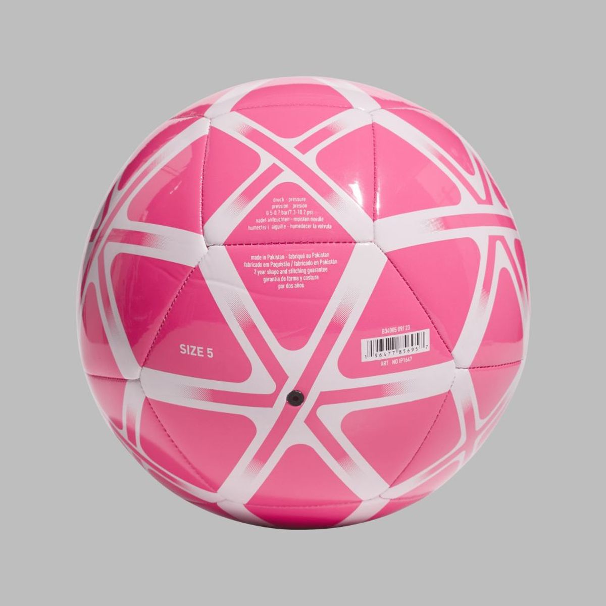 ADIDAS - Balón adidas Starlancer Club-Rosado-Blanco