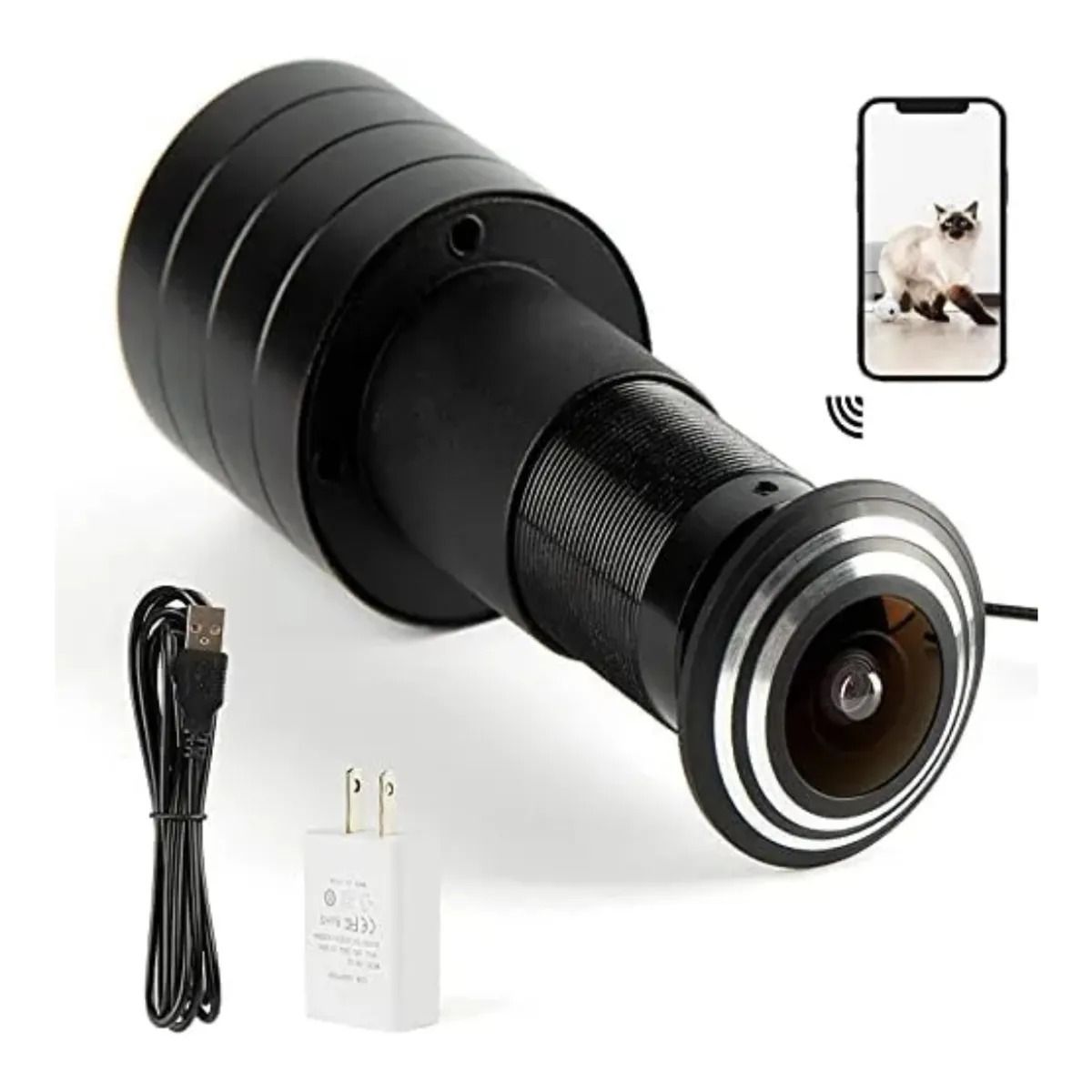 AMERICAN GENERICS - Cámara IP Tipo Mirilla de Puerta con App Tuya