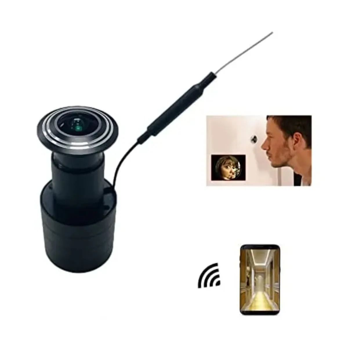 AMERICAN GENERICS - Cámara IP Tipo Mirilla de Puerta con App Tuya