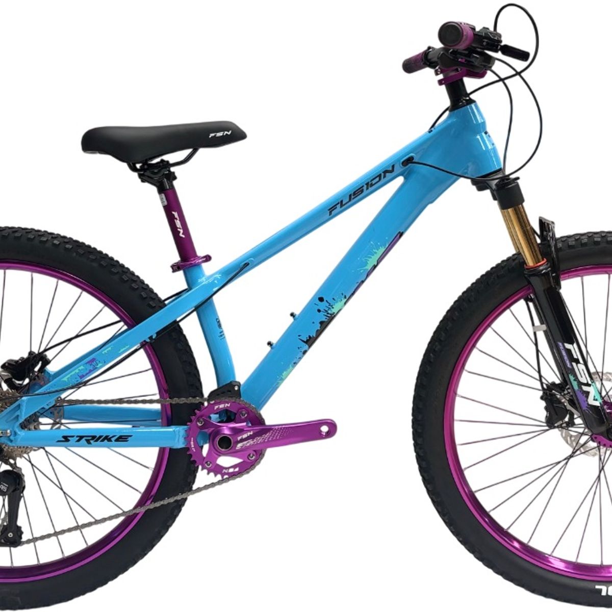 FUSION - Bicicleta Stunt Fusion Strike Rin 26 Aluminio 9V Freno Disco Hidraulico