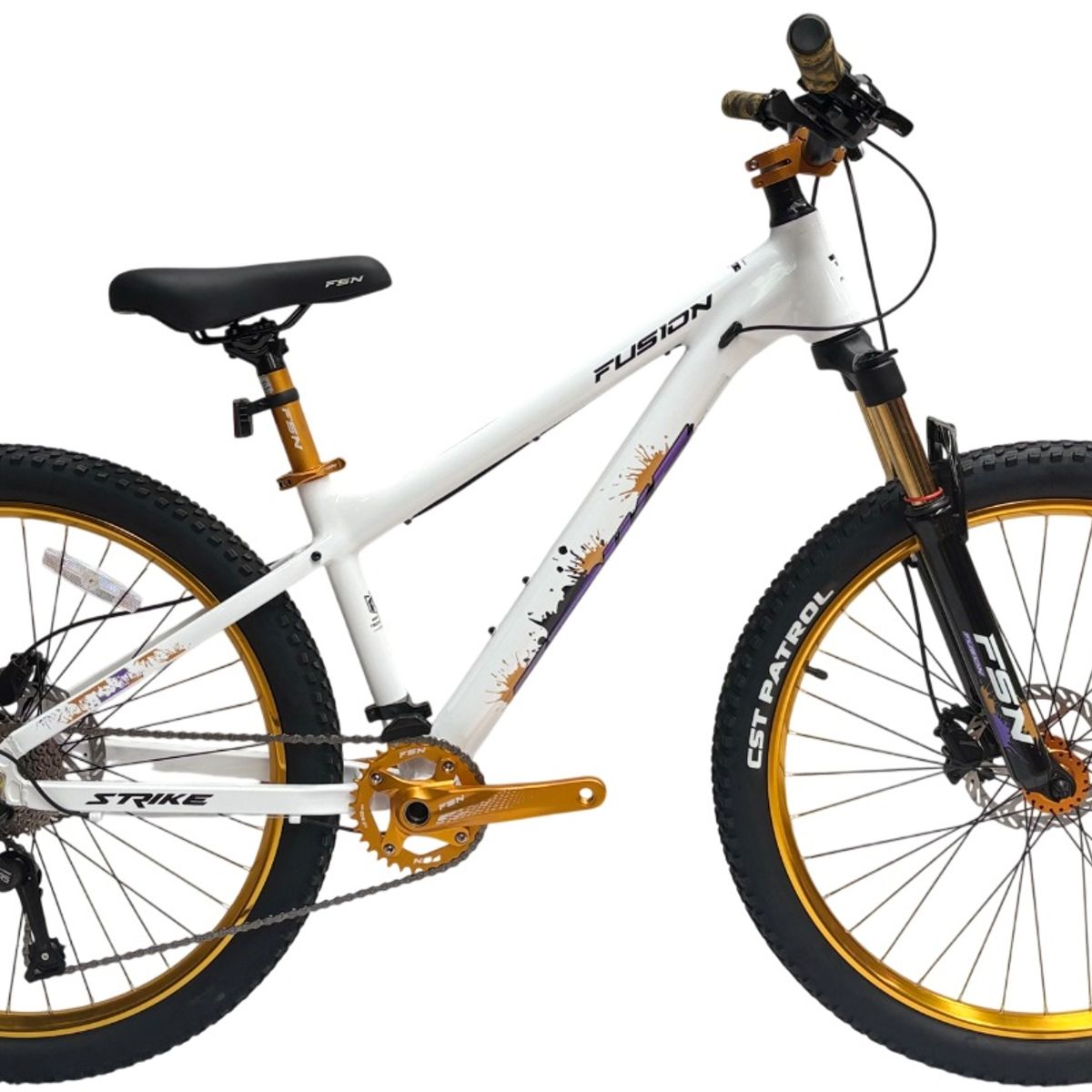 FUSION - Bicicleta Stunt Fusion Strike Rin 26 Aluminio 9V Freno Disco Hidraulico