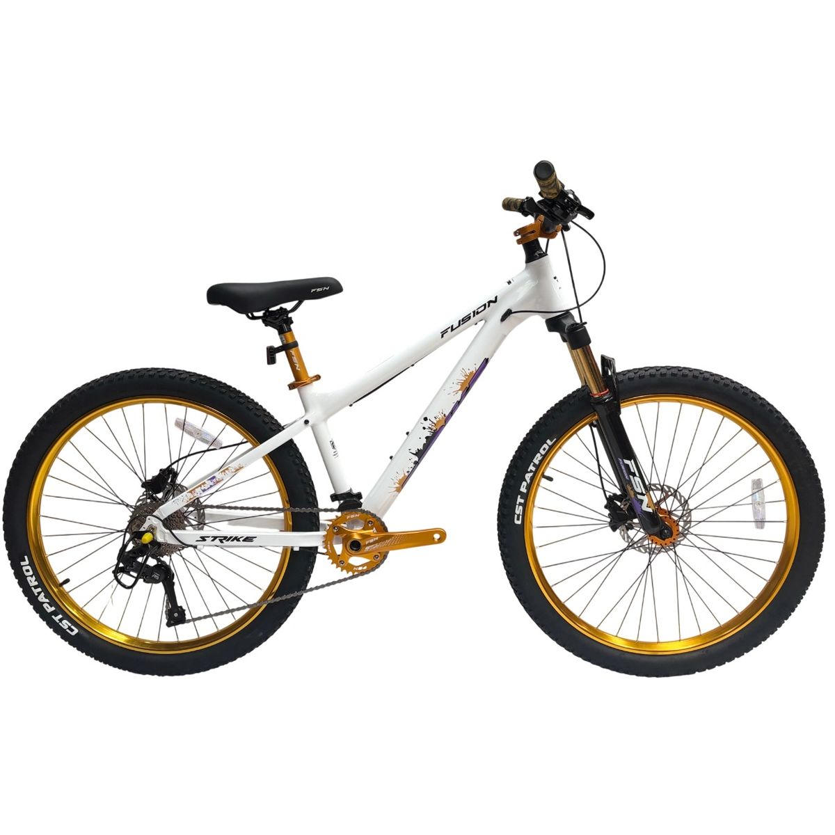 FUSION - Bicicleta Stunt Fusion Strike Rin 26 Aluminio 9V Freno Disco Hidraulico