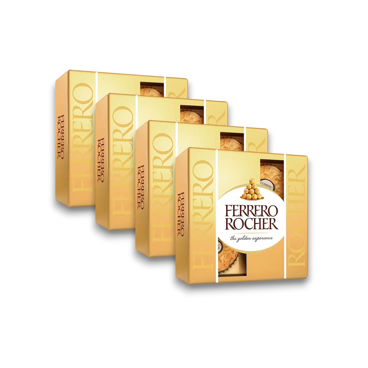 FERRERO ROCHER - Chocolates Ferrero Rocher 4 Pack X4 Uds