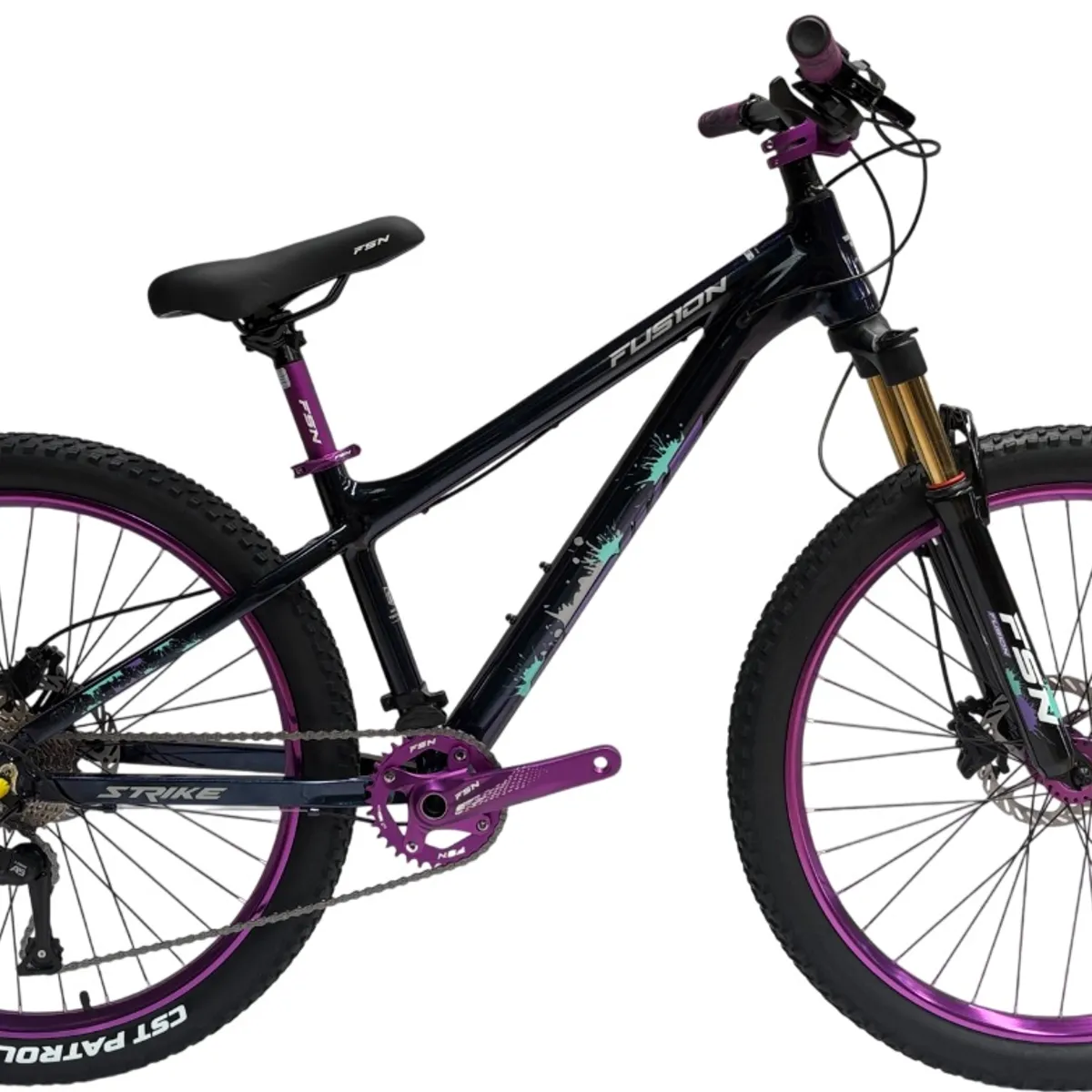 FUSION - Bicicleta Stunt Fusion Strike Rin 26 Aluminio 9V Freno Disco Hidraulico