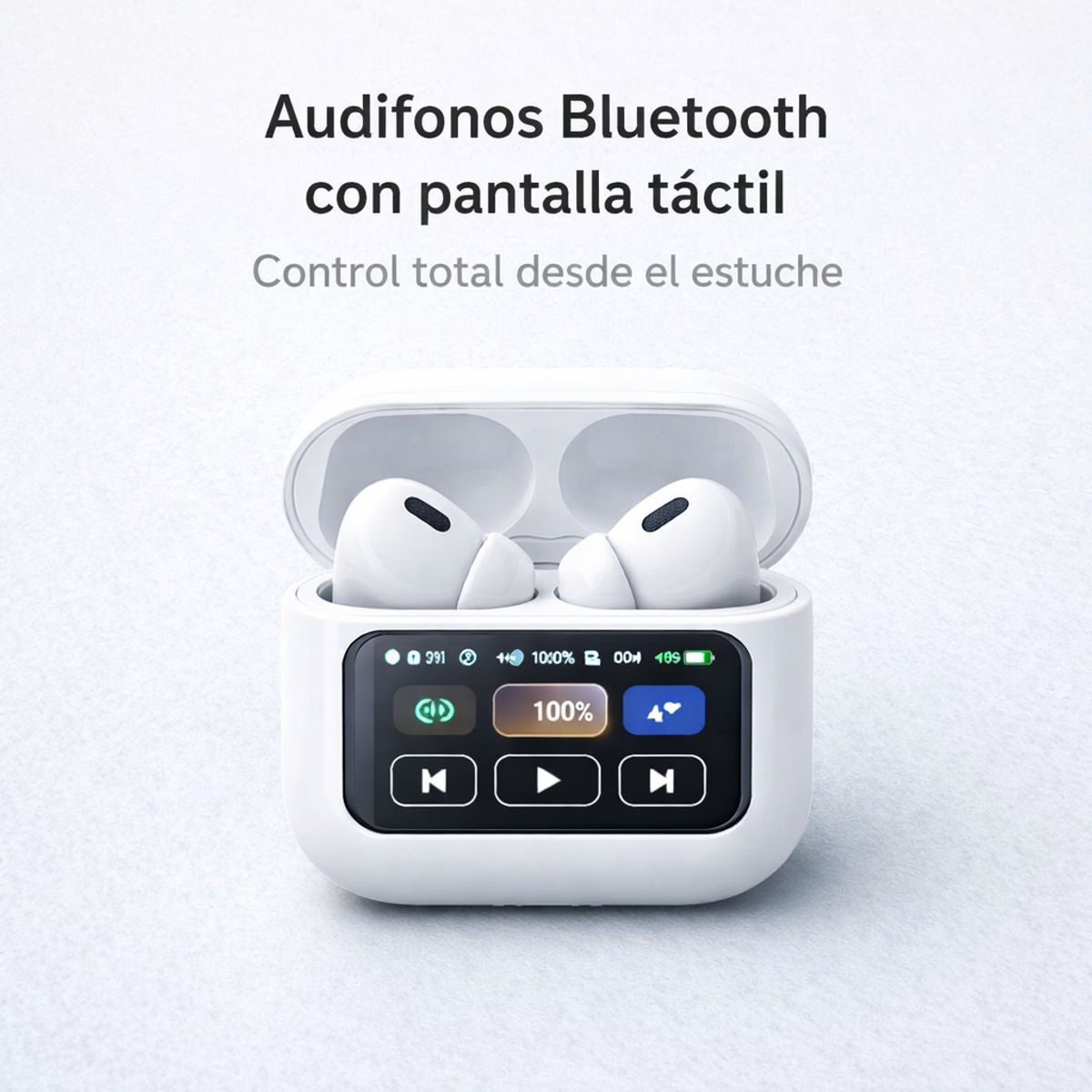 GENERICO - Audífonos Bluetooth Inalámbricos con Pantalla Digital