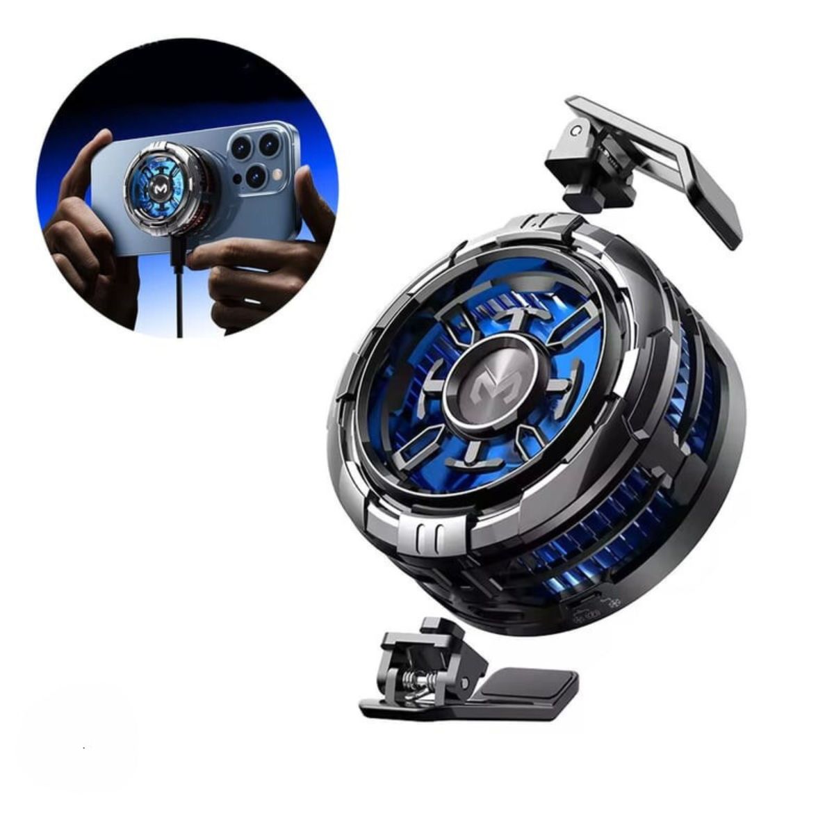 GENERICO - Ventilador Para Celular Cooler MEMO CX08 PRO con carga inalámbrica