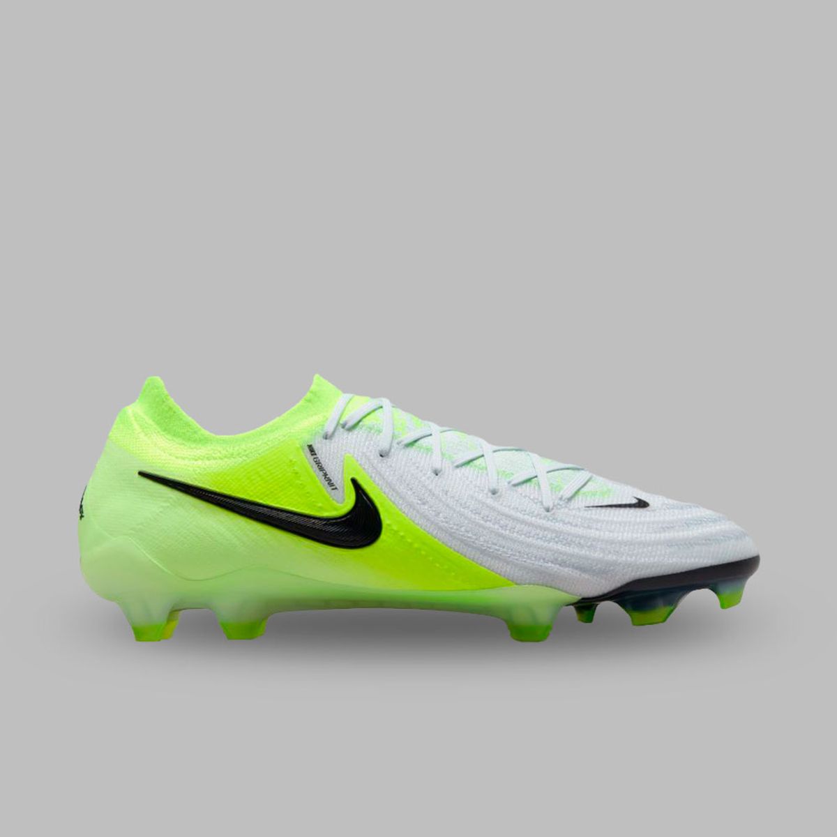 NIKE - Guayos Nike Hombre Phantom Gx II FG - Plateado-Amarillo