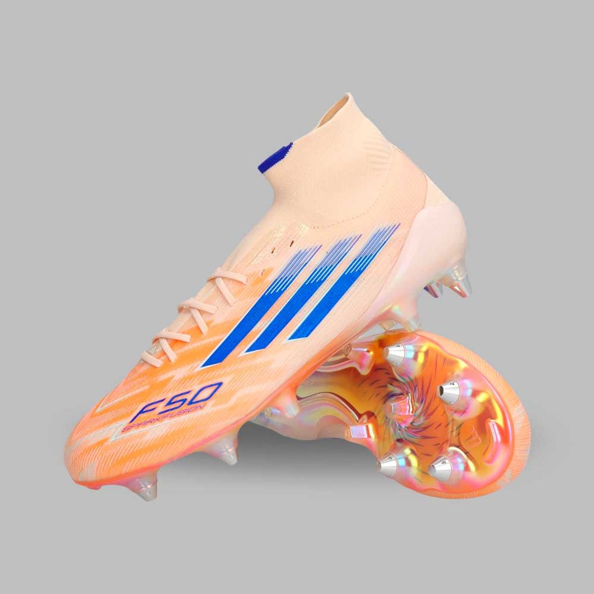 ADIDAS - Guayos adidas Mujer F50 Spark Fusion Mid SG