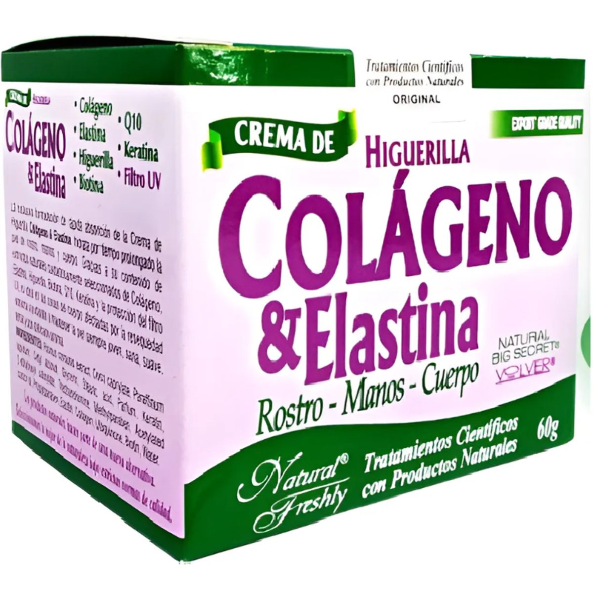 NATURAL FRESHLY - CREMA DE COLAGENO Y ELASTINA X 60 GR/ NATURAL FRESHLY