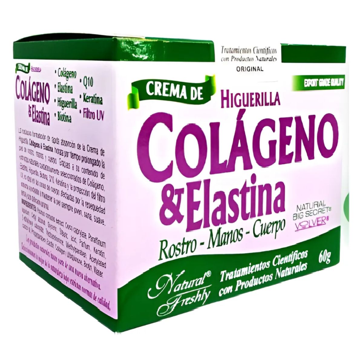 NATURAL FRESHLY - CREMA DE COLAGENO Y ELASTINA X 60 GR/ NATURAL FRESHLY