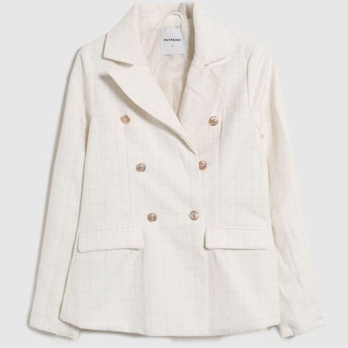 PATPRIMO - Blazer  Para Mujer  Color Blanco Marca Patprimo #30400148