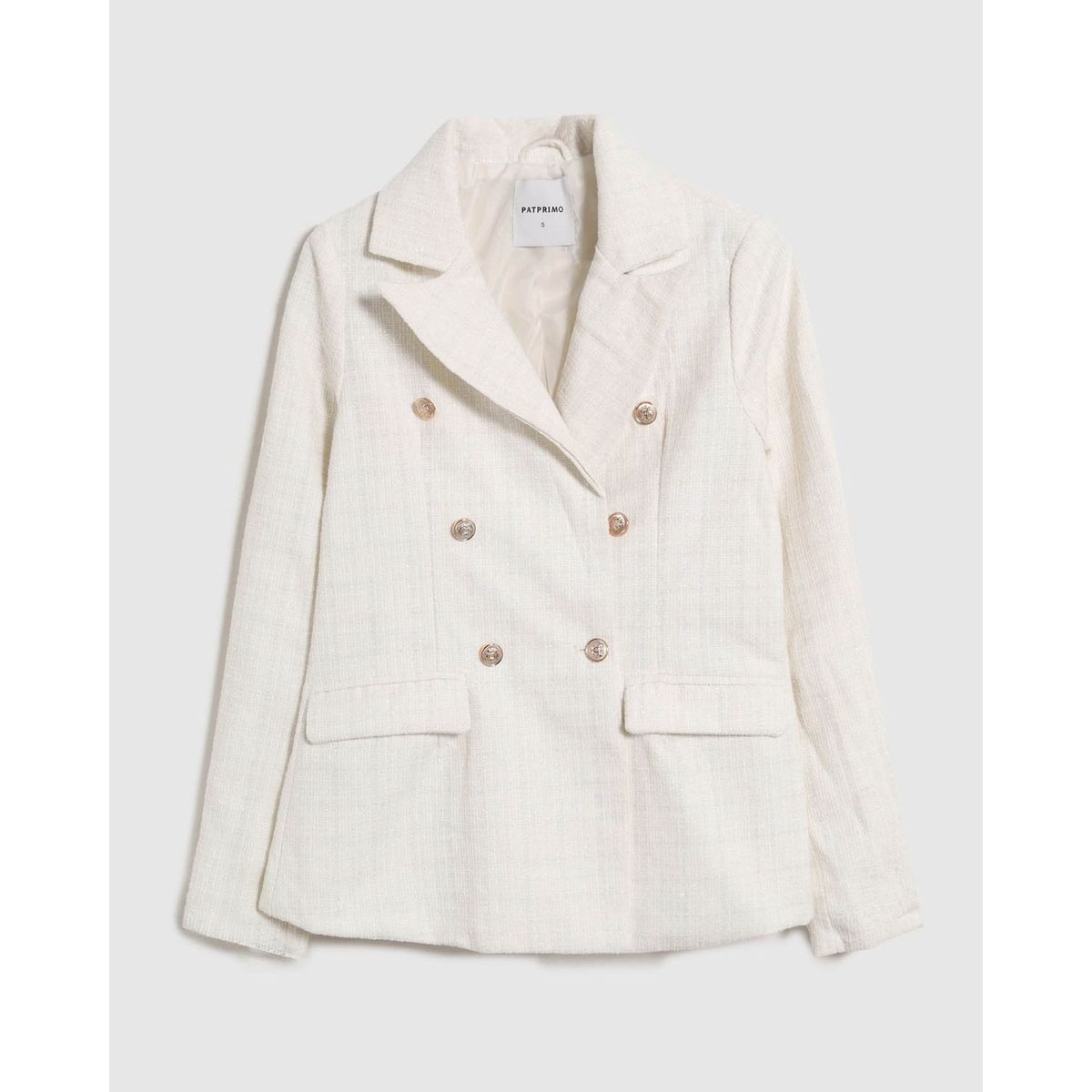 PATPRIMO - Blazer  Para Mujer  Color Blanco Marca Patprimo #30400148