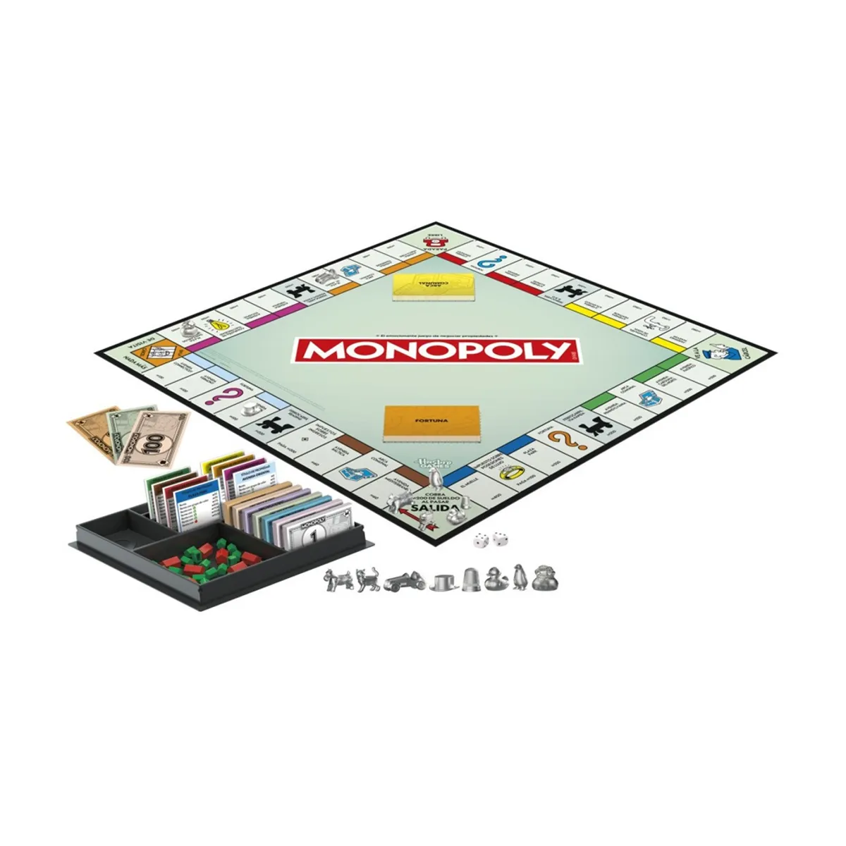 HASBRO - El Clásico Juego de Mesa Monopoly Hasbro