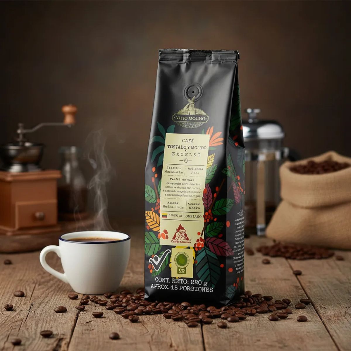 GENERICO - Cafe Excelso Viejo Molino 220g