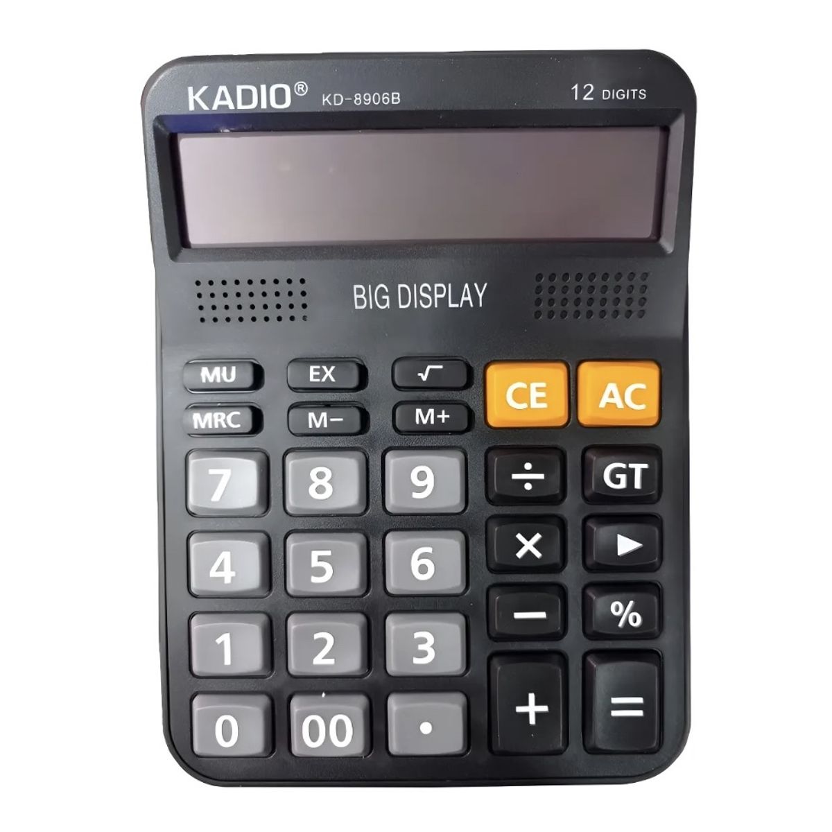 KADIO - Calculadora Kadio Modelo Kd8906b 12 Dígitos Color Negro Negro