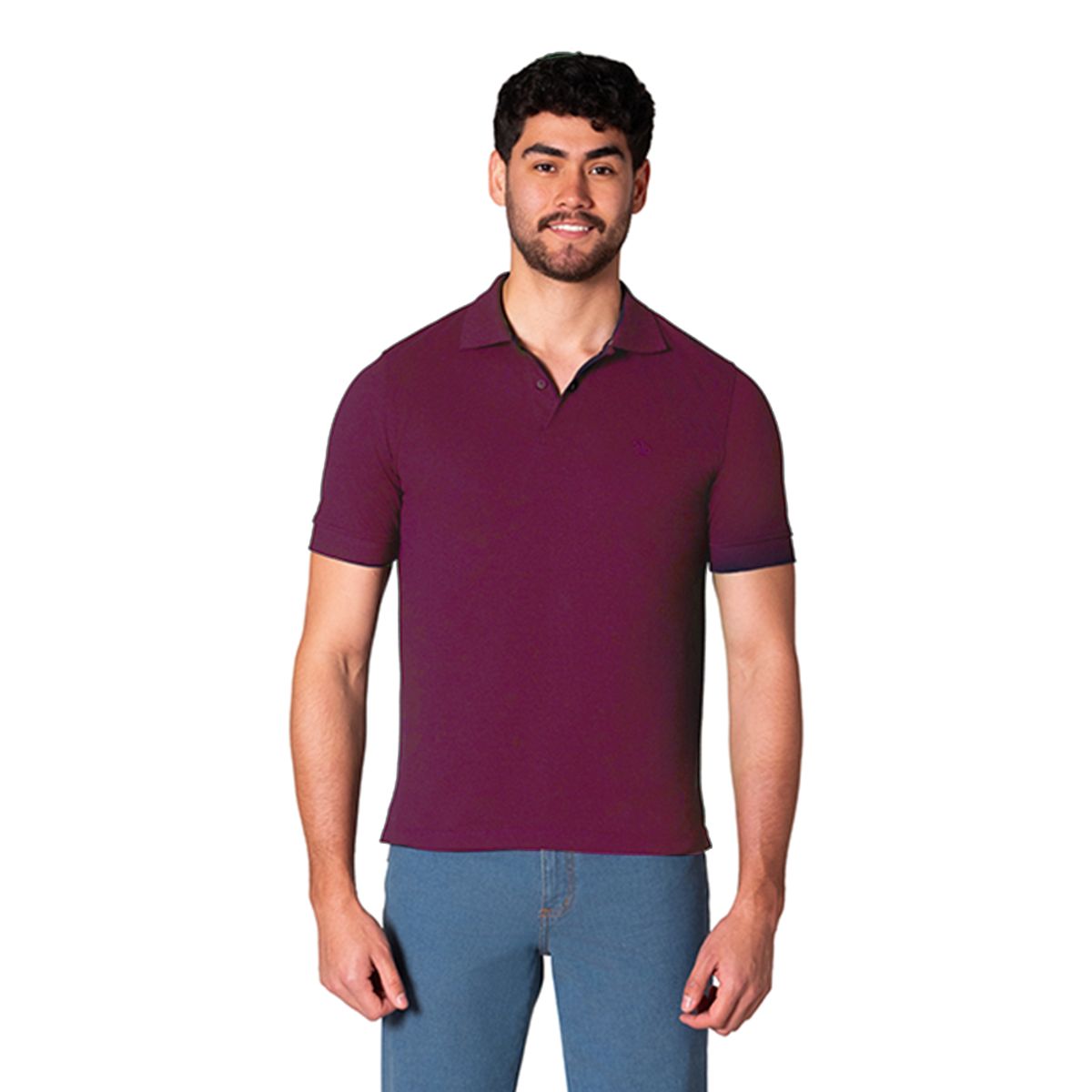 LEC LEE - Camiseta Polo para Hombre Lec Lee Rojo