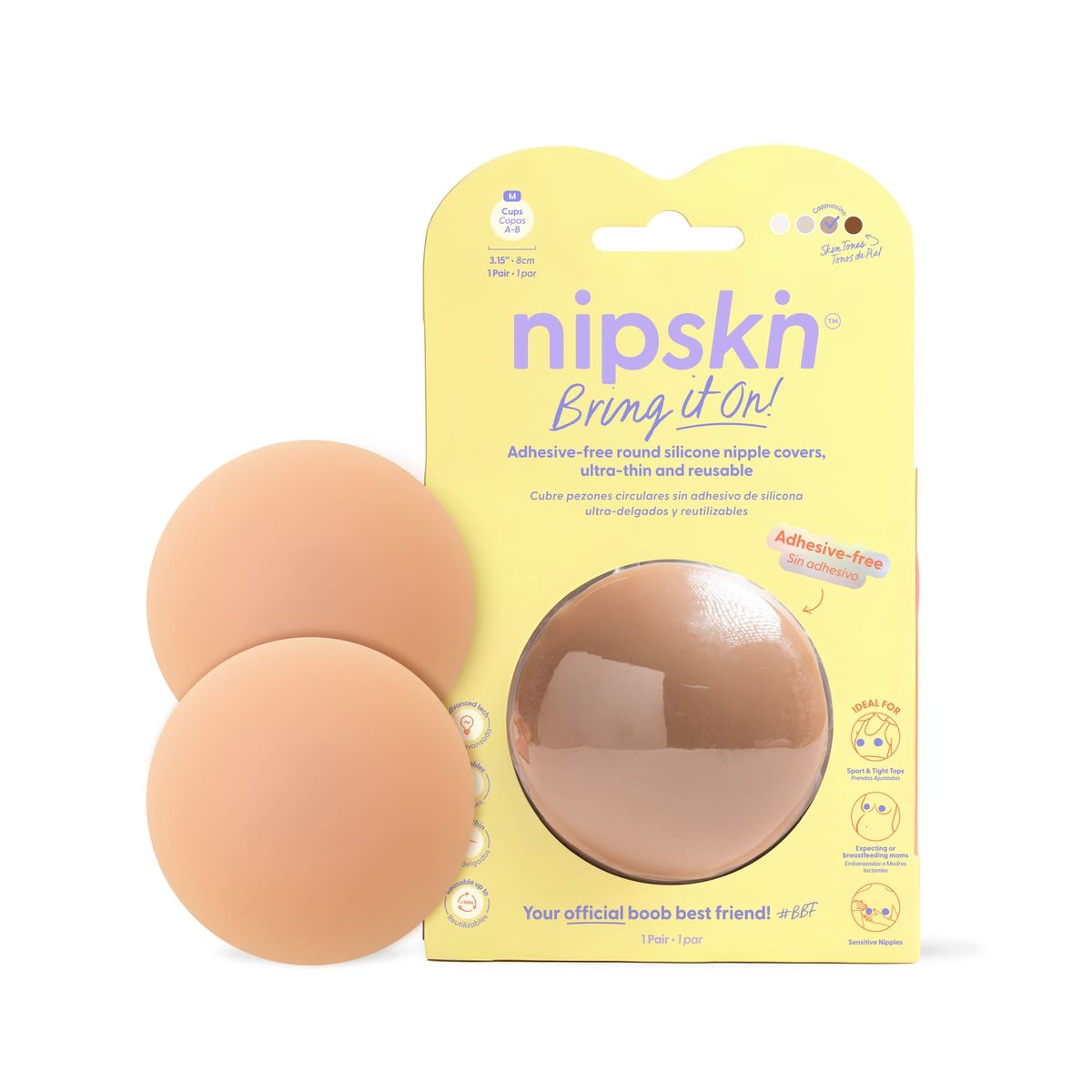 NIPSKIN - Cuber pezosnes Sin Adhesivo Reutilizables Bring It On  Nipskin®