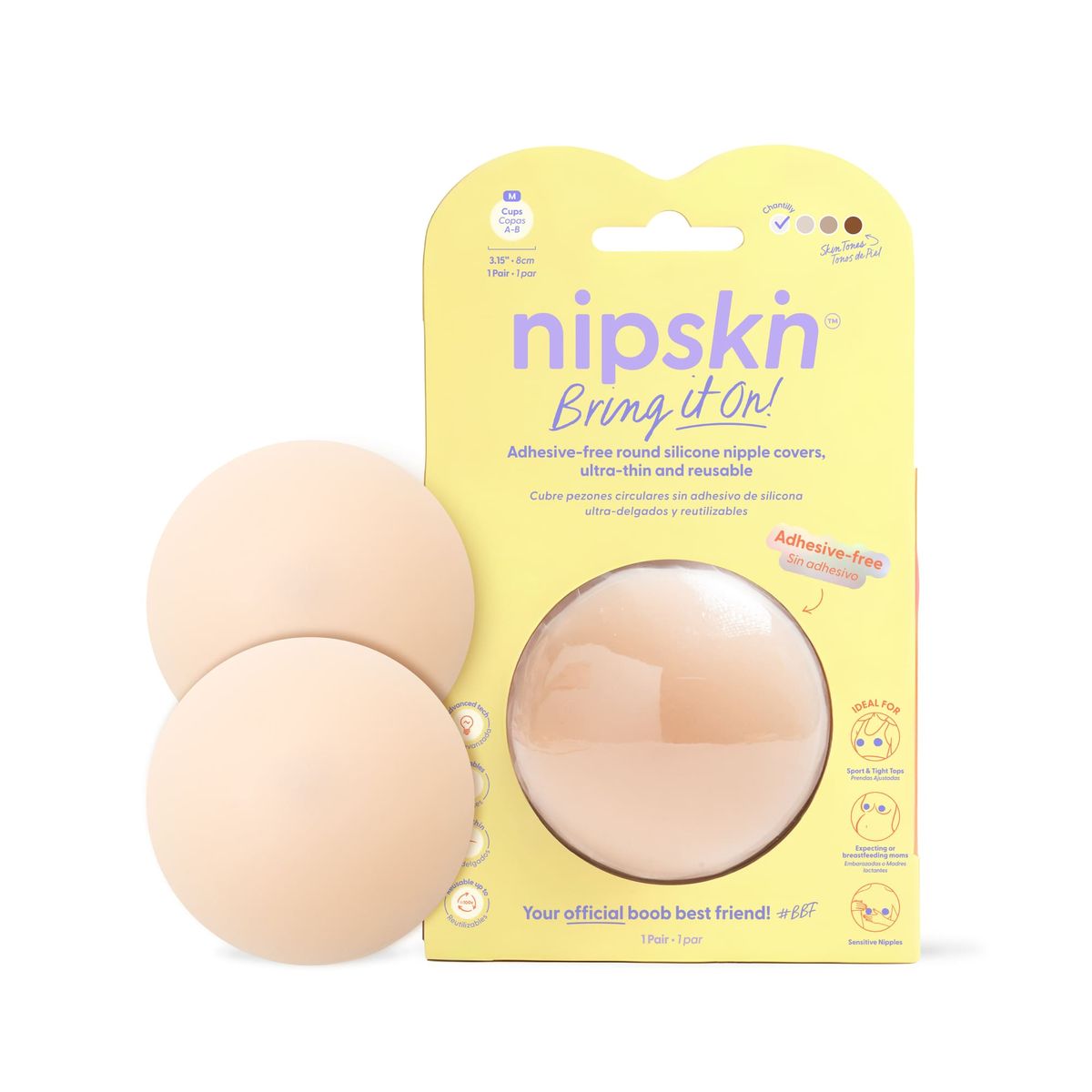 NIPSKIN - Cuber pezosnes Sin Adhesivo Reutilizables Bring It On  Nipskin®