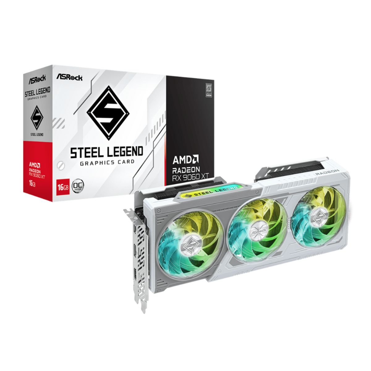 ASROCK - Tarjeta De Video Amd Steel Legend Rx 9060 Xt 16gb