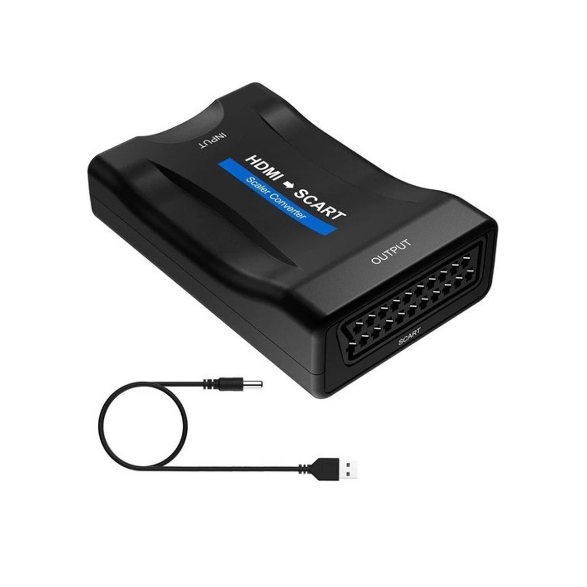 GENERICO - Conversor HDMI a SCART Adaptador para TV Antiguos  Audio y Video Plug & Play