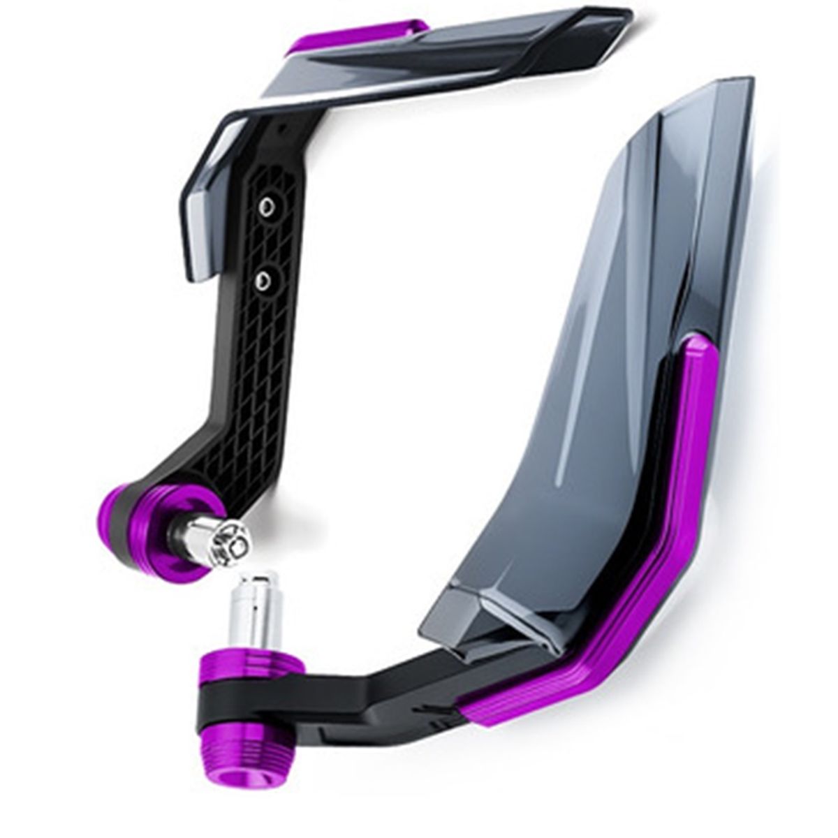 GENERICO - Corta Vientos Hand saver de lujo para moto Universal