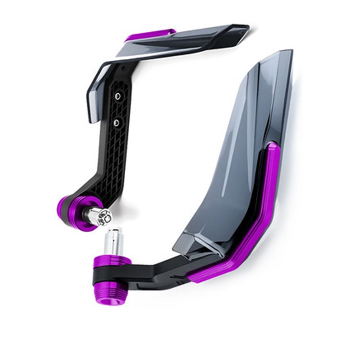 GENERICO - Corta Vientos Hand saver de lujo para moto Universal