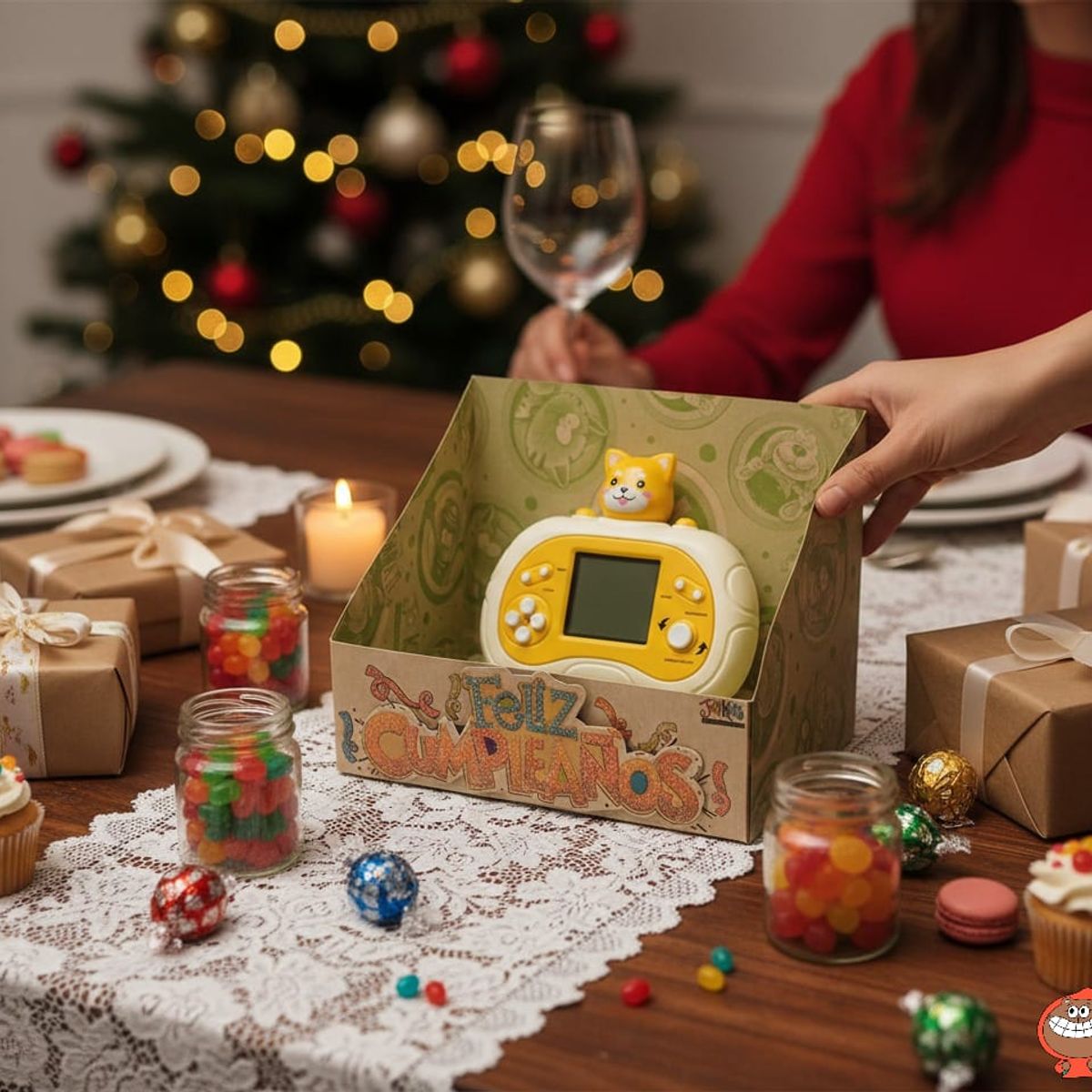 INFANTILES CAJUROMIX - Caja De Regalo Tipo Ancheta Mediana Pack X6 Feliz Cumpleaños