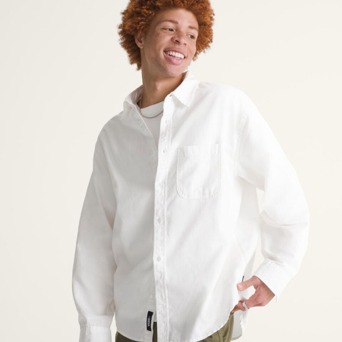 VANS - Camisa Hombre VANS LAWSON SOLID OXFORD Blanco VANS