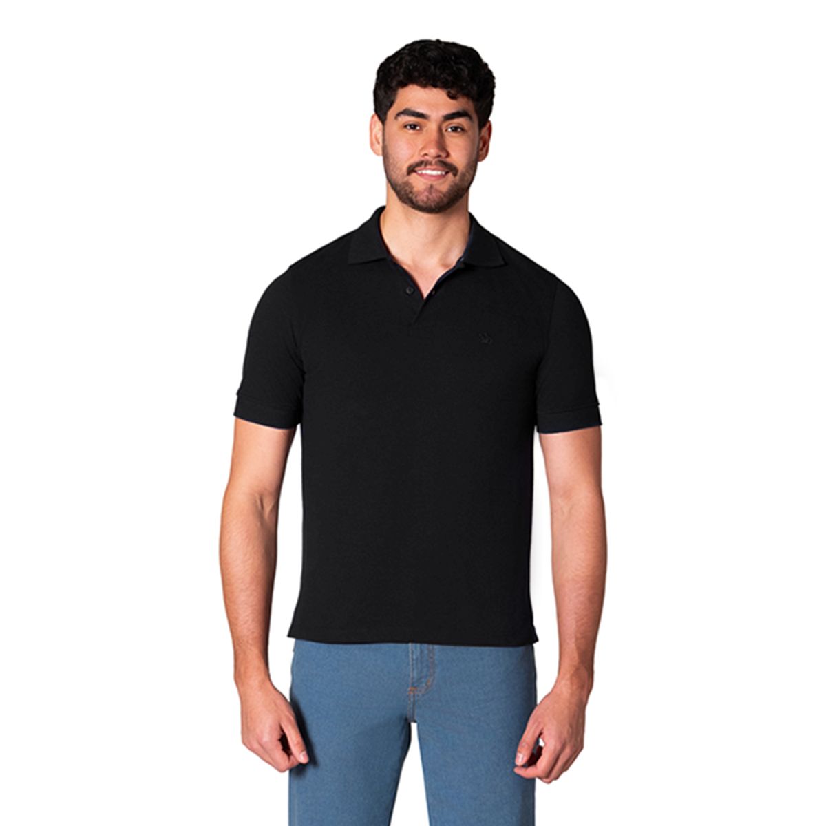 LEC LEE - Camiseta Polo para Hombre Lec Lee Negro NegroXL