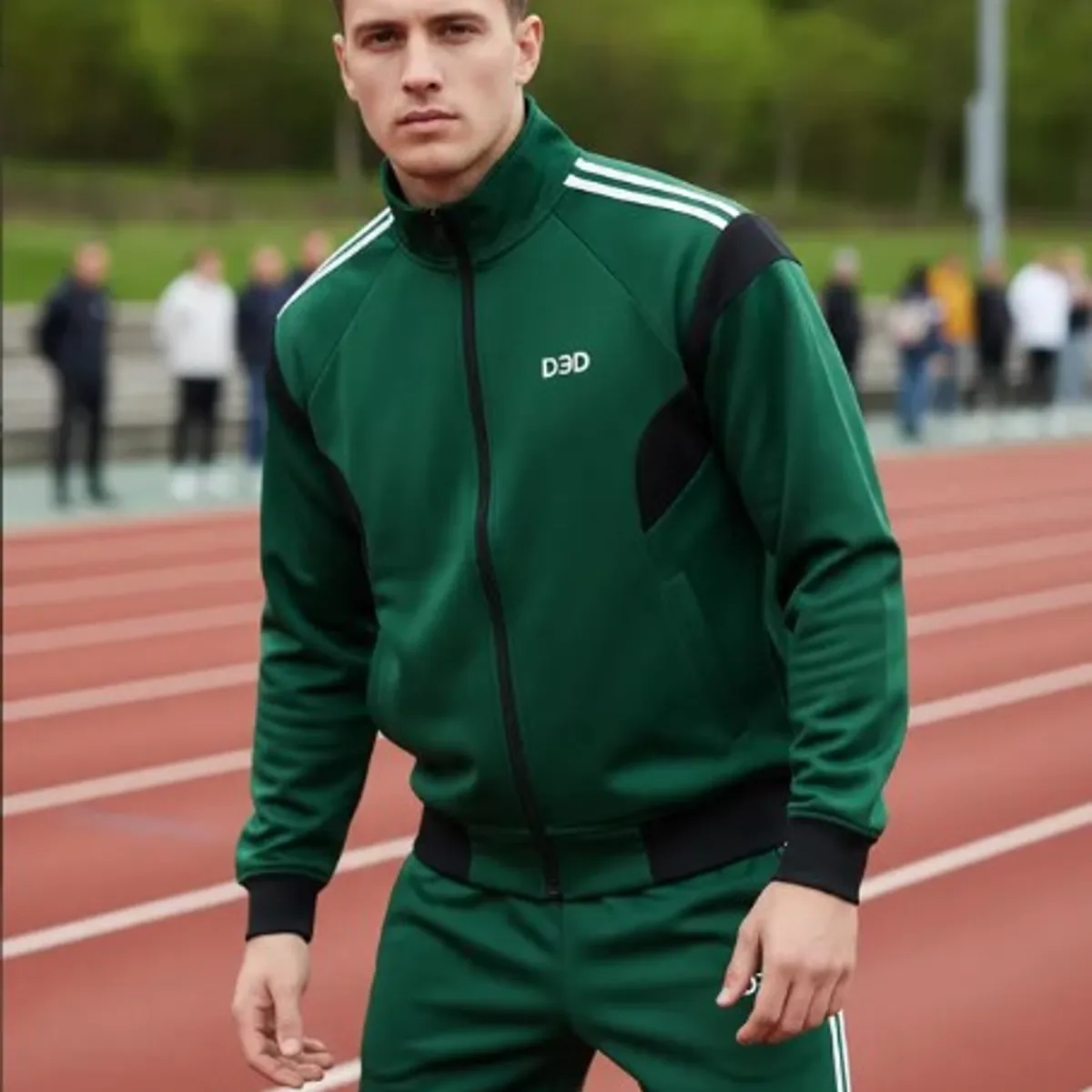 MODA EN CIRCUITO - Conjunto Deportivo O Sudadera Impermeable Para Hombre