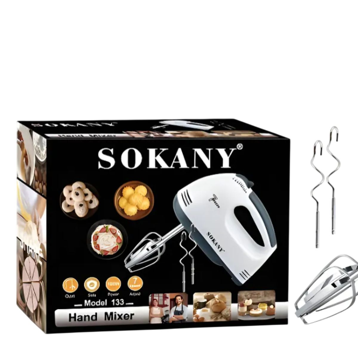 SOKANY - SK-133 - BATIDORA ELECTRICA SOKANY