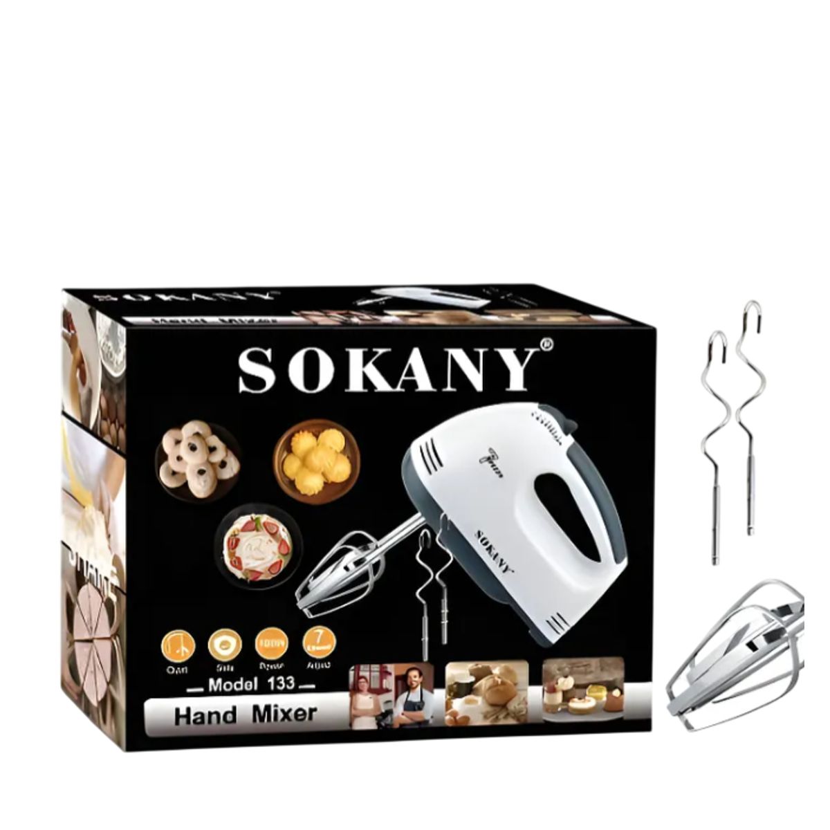 SOKANY - SK-133 - BATIDORA ELECTRICA SOKANY