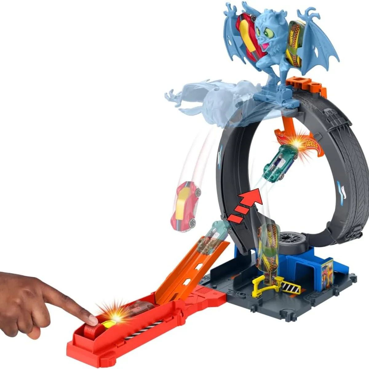 HOT WHEELS - Pista De Juguete Hot Wheels City Ataque De Murciélago